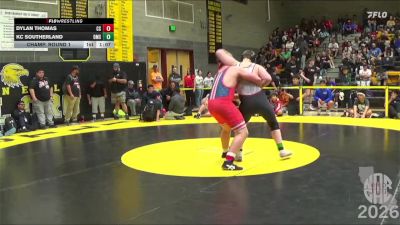 205 lbs Champ. Round 1 - Kc Southerland, Divisadero Middle School vs Dylan Thomas, Carnegie Scots