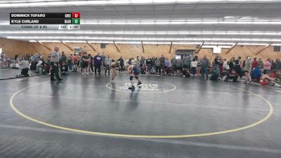 110 lbs Consi Of 8 #2 - Dominick Tufaro, Greentown vs Kyle Curland, Bloomsburg