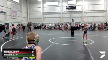 48 lbs Round 6 (8 Team) - Kennedy Turner, Contenders Green vs Maverick Elliot, U2 Upstate Uprising