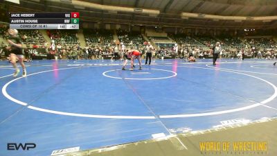 110 lbs Consi Of 16 #1 - Jace Hebert, Viking Wrestling Club (OK) vs Austin House, Wentzville Wrestling Federation