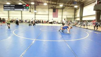 112 lbs Rr Rnd 2 - Presley Green, Hammers - MS vs Benjamin Idzik, Illinois Menace - MS