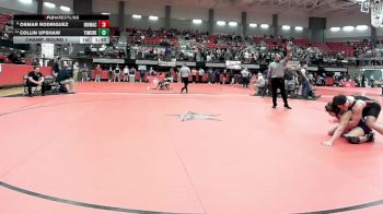 175 lbs Champ. Round 1 - Collin Upshaw, Keller Timber Creek vs Osmar Rodriguez, Irving MacArthur