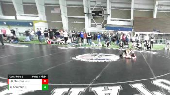 106 lbs Cons. Round 6 - Hunter Sanchez, Mountain Ridge vs Gage Anderson, Wasatch