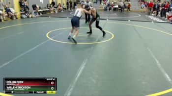 171 lbs Round 4: 10:30am Sat. - Willem Erickson, Colony High School vs Collin Peck, Soldotna