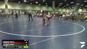 132 lbs Round 3 (8 Team) - Zachary Wells, OutKast vs Dominic Eakins, STL White