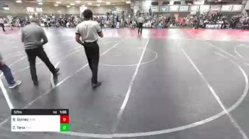 52 lbs Rr Rnd 1 - Ben Gomez, Gering WC vs Zaiden Tena, Ft Lupton