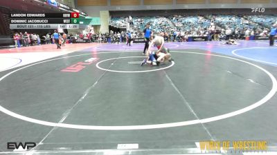 115 lbs Semifinal - Landon Edwards, RBYWC vs Dominic Jacobucci, Westshore Wrestling Club