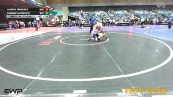 115 lbs Semifinal - Landon Edwards, RBYWC vs Dominic Jacobucci, Westshore Wrestling Club