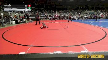 40 lbs Consi Of 4 - Tate Cox, Brawlers Wrestling Club KS vs Cameron Egbers, GGB Ohio