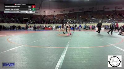130 lbs Consi Of 8 #2 - Charlie Kennedy, Yukon Middle School Girls vs Lanay Salefske, Team Choctaw