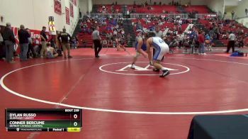 215 lbs Semifinal - Dylan Russo, Olentangy Liberty vs Conner Bercume, Detroit Catholic Central