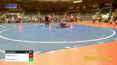 70 lbs Consolation - Isaac Benedict, Sebolt Wrestling Academy vs Nicolas Estrada, Toppenish