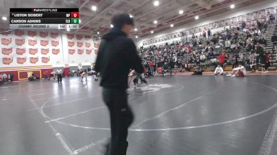 138 lbs Champ. Round 3 - Carson Adkins, Elder vs Liston Seibert, Massillon Perry