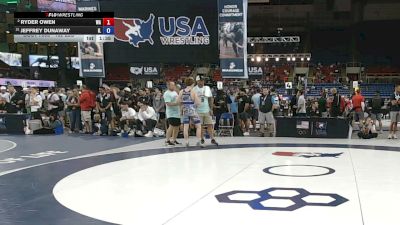 132 lbs Cons. Sub-semis - Ryder Owen, Washington vs Jeffrey Dunaway, Illinois