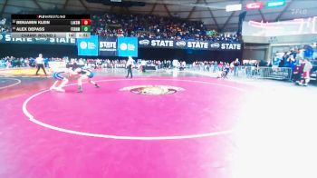Boys 3A 150 lbs Champ. Round 2 - Benjamin Klein, Lakes vs Alex Depass, Ferndale