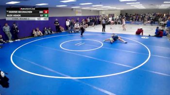 165 lbs Cons. Round 3 - Hunter McCracken, Kirkwood vs Alex Asack, Pope Saint John Paul II