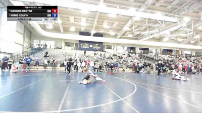 140 lbs Semifinal - Abbie Colvin, Sanderson Wrestling Academy vs Brooke Deeter, Sanderson Wrestling Academy