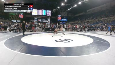 106 lbs Cons. Rd Of 32 - Tristan Mendenhall, Idaho vs Bodee Williams, Idaho