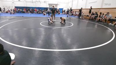 75 lbs Quarterfinal - Dominic Flores, Wright Wrestling Academy vs Damir Afaunov, EGWA