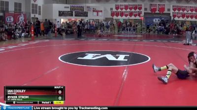 70 lbs Round 1 - Ian Cooley, Willmar vs Ryker Strom, St. Croix Falls