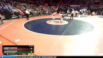 1A 170 lbs Semifinal - Jackson Gillen, Yorkville (Christian) vs Joseph Norton, Canton