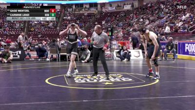 172 lbs First Round - Gage Wentzel, Montoursville vs Carmine Lenzi, Berks Catholic