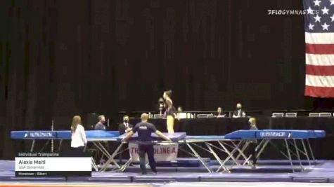 Alexis Meitl - Individual Trampoline, USA Dynamites - 2021 USA Gymnastics Championships