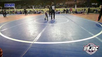 55 lbs Quarterfinal - Garrett Doyle, Cowboy Wrestling Club vs Samuel Ellis, Blanchard Wrestling Club