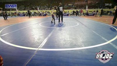 55 lbs Quarterfinal - Garrett Doyle, Cowboy Wrestling Club vs Samuel Ellis, Blanchard Wrestling Club