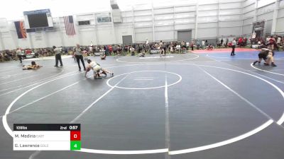 109 lbs Quarterfinal - Matthew Medina, Eastvale Elite WC vs Grayson Lawrence, Gold Rush Wr Ac