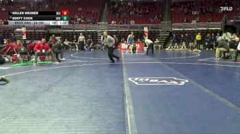 3A-190 lbs Cons. Round 4 - Kellen Wegner, Dallas Center-Grimes vs Dusty Cook, Xavier, Cedar Rapids