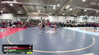 144 lbs Champ. Round 2 - Jesus De La Cruz, Northridge vs David Sanchez, Pueblo Central