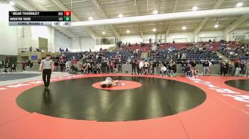 144 lbs Cons. Round 4 - Bear Thornley, Weber vs Westin Tate, Cedar Valley