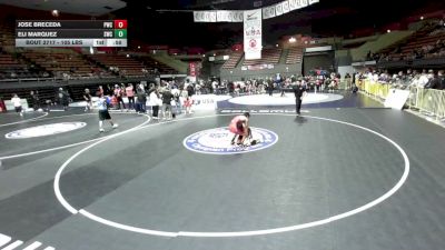 105 lbs 5th Place Match - Eli Marquez, Silverback Wrestling Club vs Jose Breceda, Pinedale Wrestling Club