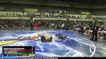 120 lbs Round 3 (4 Team) - Braxten Westendorf, Waverly - Shell Rock vs Kie Anderson, Jackson County Central