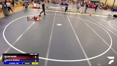 83 lbs Cons. Semi - Elijah Nadig, SD vs Lincoln Schulz, MN