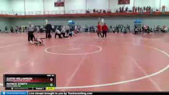 90 lbs Cons. Semi - Patrick Dowty, Indian Creek WC vs Justin Williamson, Region Wrestling Academy