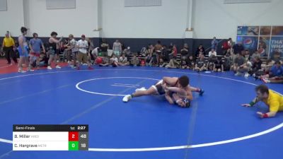 175 lbs Semifinal - Brock Miller, Ares W.C. (MI) vs Chance Hargrave, Metro All-Stars