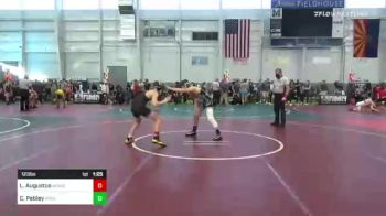 123 lbs Quarterfinal - Luke Augustus, Newberg vs Christian Pebley, Apex Wrestling Academy