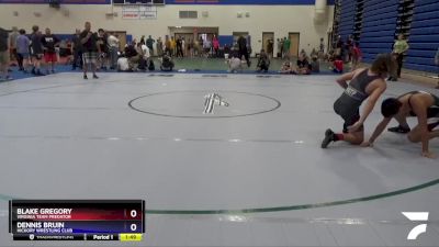 125 lbs Quarterfinal - Dennis Bruin, Hickory Wrestling Club vs Blake Gregory, Virginia Team Predator