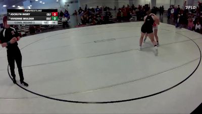 148 lbs Cons. Round 2 - Jocelyn Inget, Nebraska Wrestling Academy vs Vivienne Mulder, Lakeview