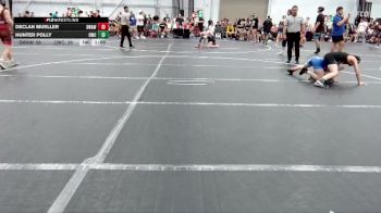 98 lbs Round 5 (6 Team) - Hunter Polly, Outsiders WC vs Declan Mueller, Savage WA White