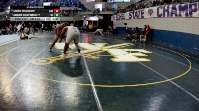 285 lbs Round Of 16 - Jaden McSwain, High Point Academy vs Jamon Boatwright, Edisto
