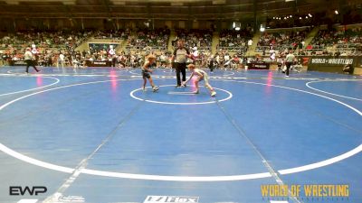 61 lbs Consi Of 16 #1 - Sawyer Wankowski, Thoroughbred Wrestling Academy vs Jasper Lockett Jr, Cowboy Wrestling Club