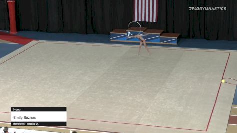 Emily Beznos - Hoop - 2021 Rhythmic Elite Qualifier