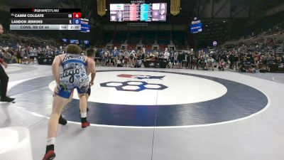 120 lbs Cons. Rd Of 64 - Camm Colgate, California vs Landon Jenkins, Illinois