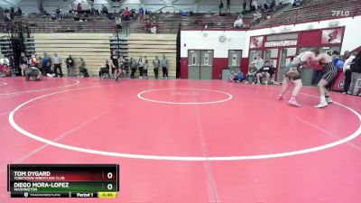 190 lbs Quarterfinal - Diego Mora-Lopez, Washington vs Tom Dygard, Yorktown Wrestling Club