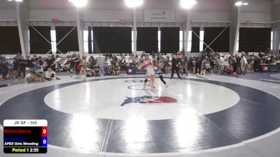 105 lbs Semis - Emma Moore vs Skye Price, APEX Girls Wrestling