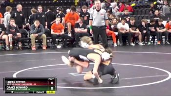 106 lbs Quarterfinal - Lucas Peters, West Delaware, Manchester vs Drake Howard, Sergeant Bluff-Luton