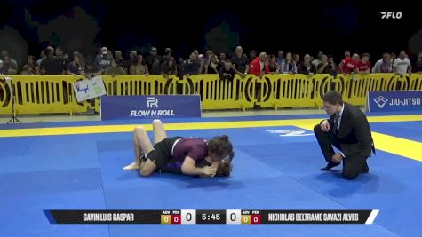 Nicholas Beltrame Savazi Alves vs Gavin Luis Gaspar 2025 Pan IBJJF Jiu-Jitsu No-Gi Championship